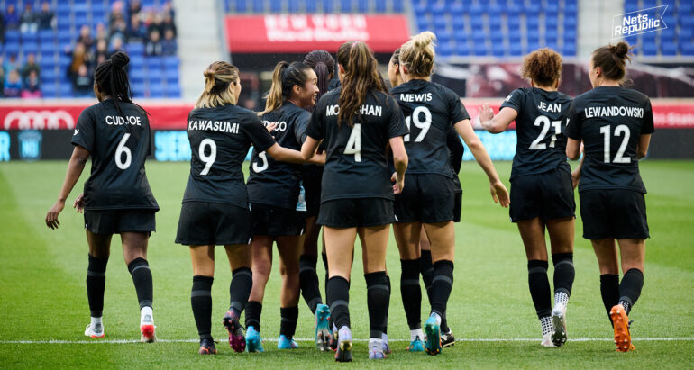 NJ/NY Gotham FC, Jennifer Cudjoe, Nahomi Kawasumi, Caprice Dydasco, Paige Monaghan, Kristie Mewis, Ellie Jean, Gina Lewandowski, Ifeoma Onumonu