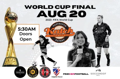 FindHerFootball World Cup Watch Party at Katch Astoria