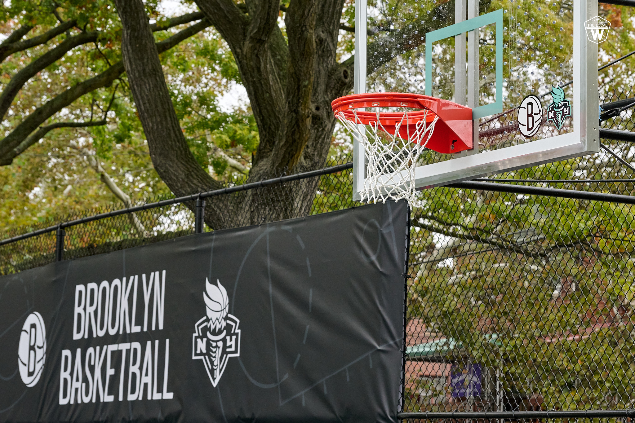 Brooklyn Nets and NY Liberty hoop