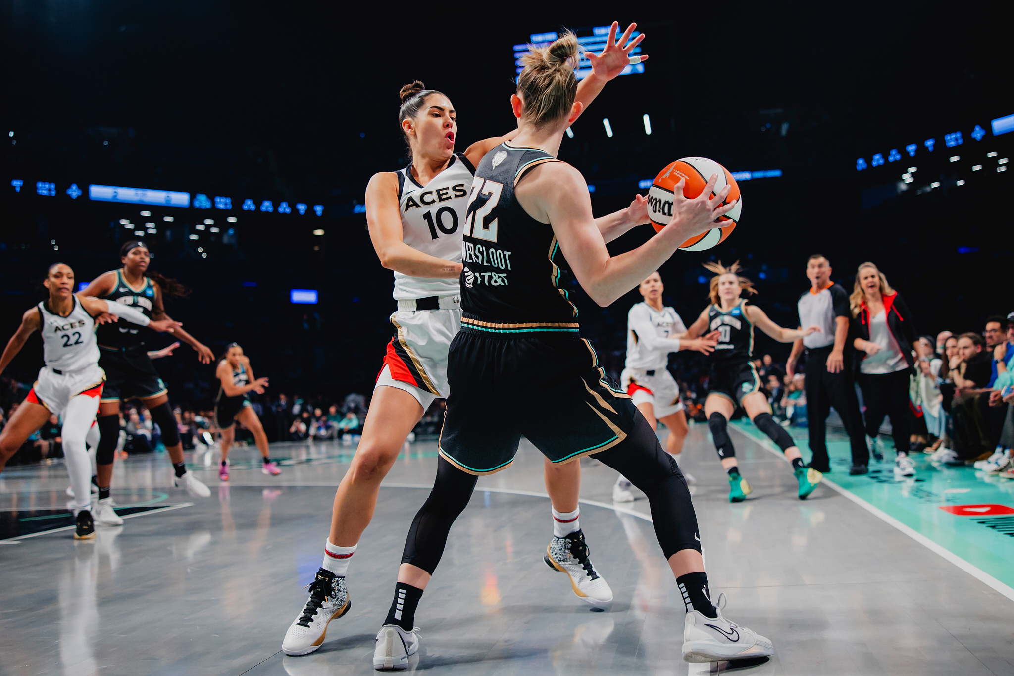 The @lvaces have won their second straight WNBA Championship