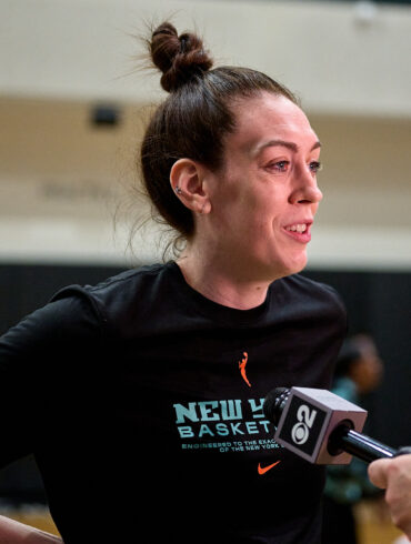 Breanna Stewart at NY Liberty practice