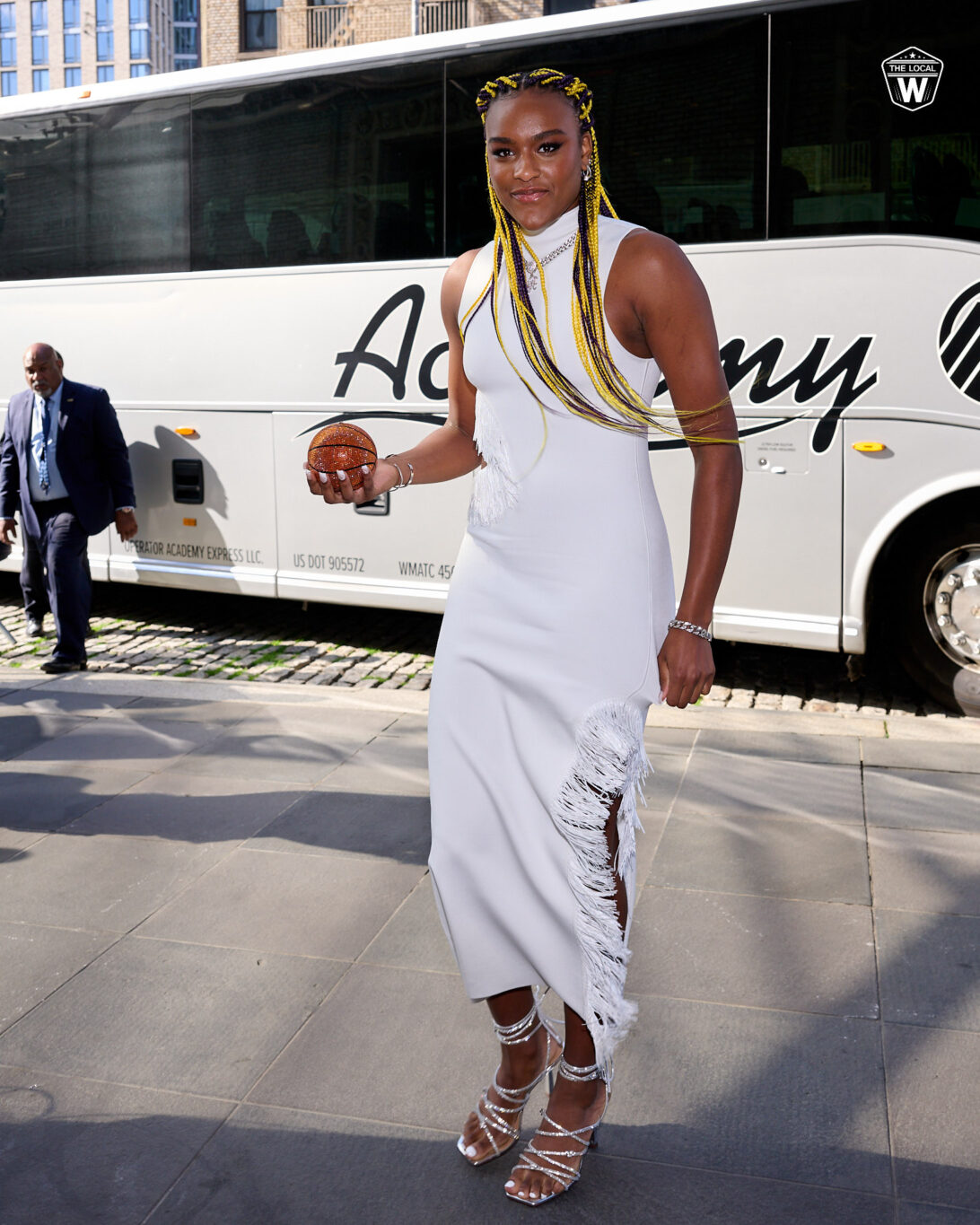 Aaliyah Edwards at the WNBA Draft