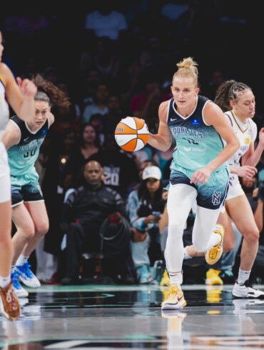 Leonie Fiebich of the New York Liberty