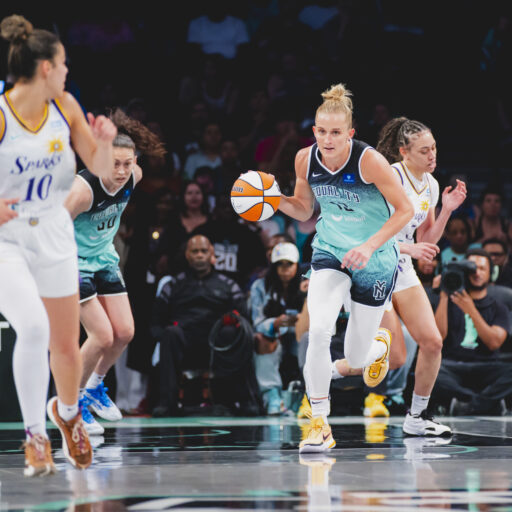 Leonie Fiebich of the New York Liberty