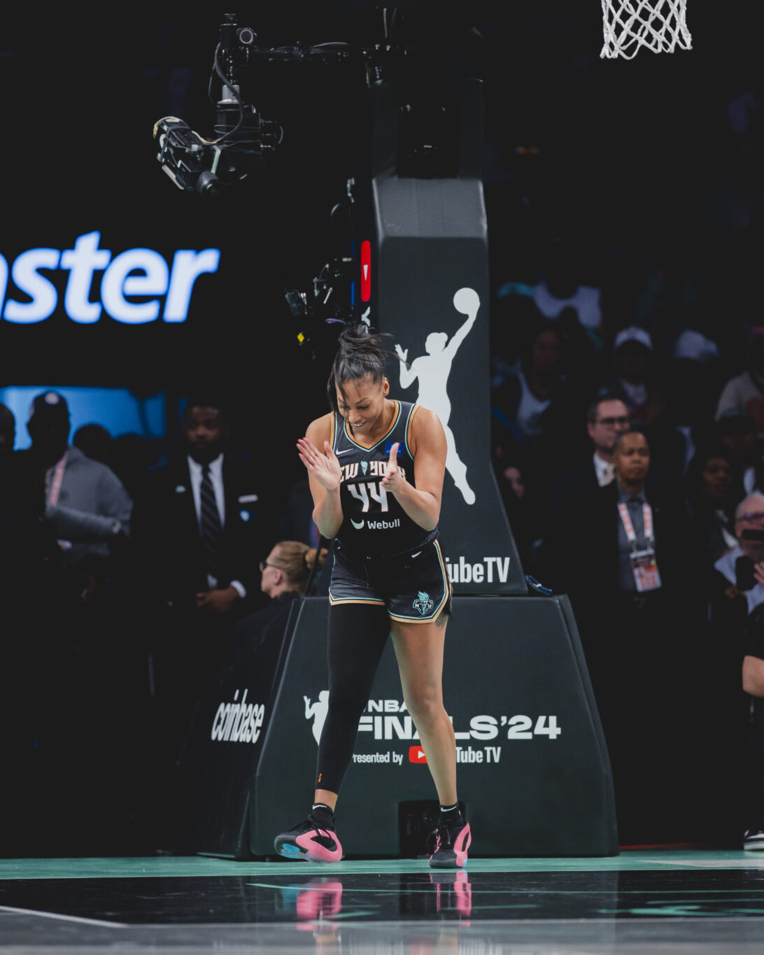 Betnijah Laney-Hamilton of the NY Liberty