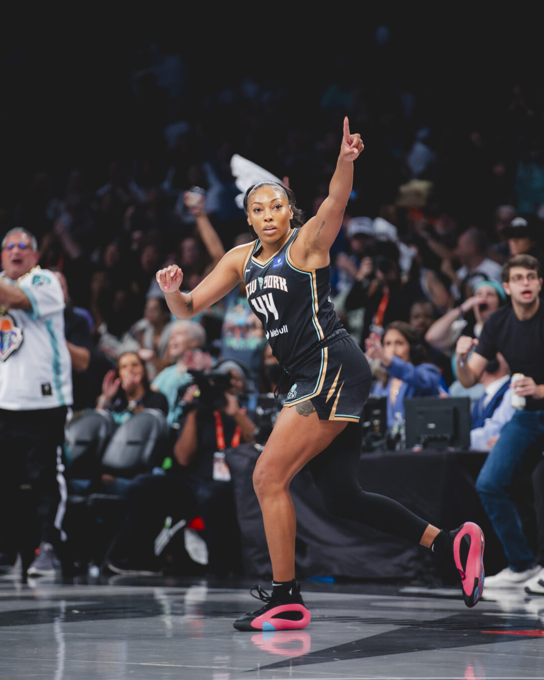 Betnijah Laney-Hamilton of the NY Liberty