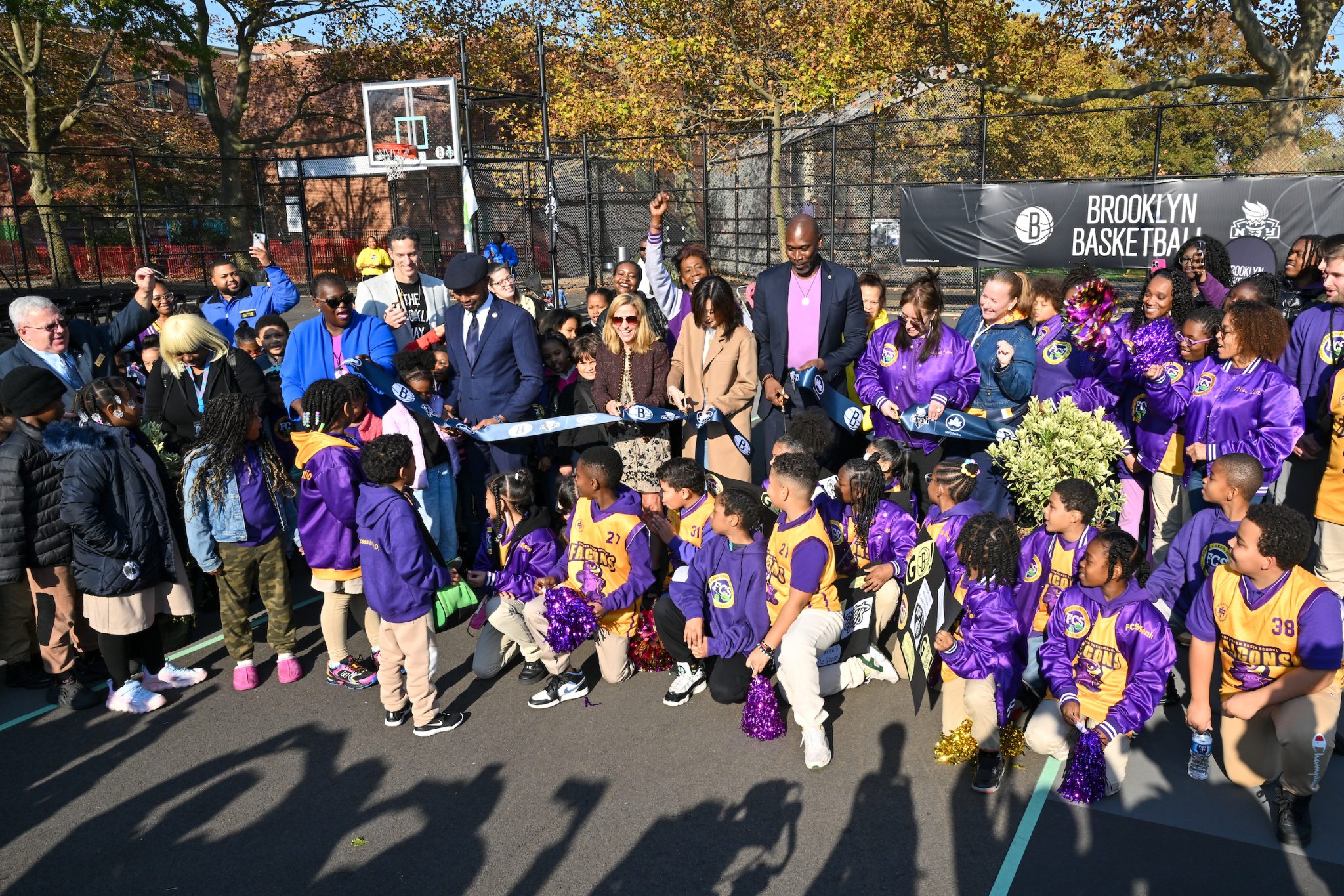 Clara Wu Tsai and Brooklyn officials