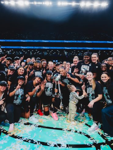 New York Liberty celebrate WNBA Championship