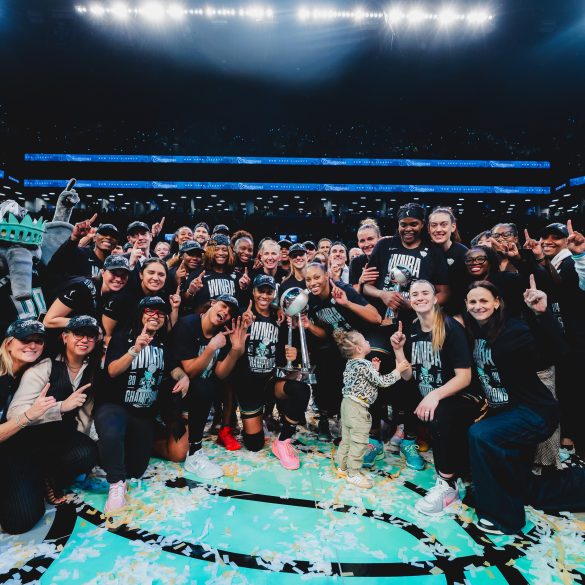 New York Liberty celebrate WNBA Championship