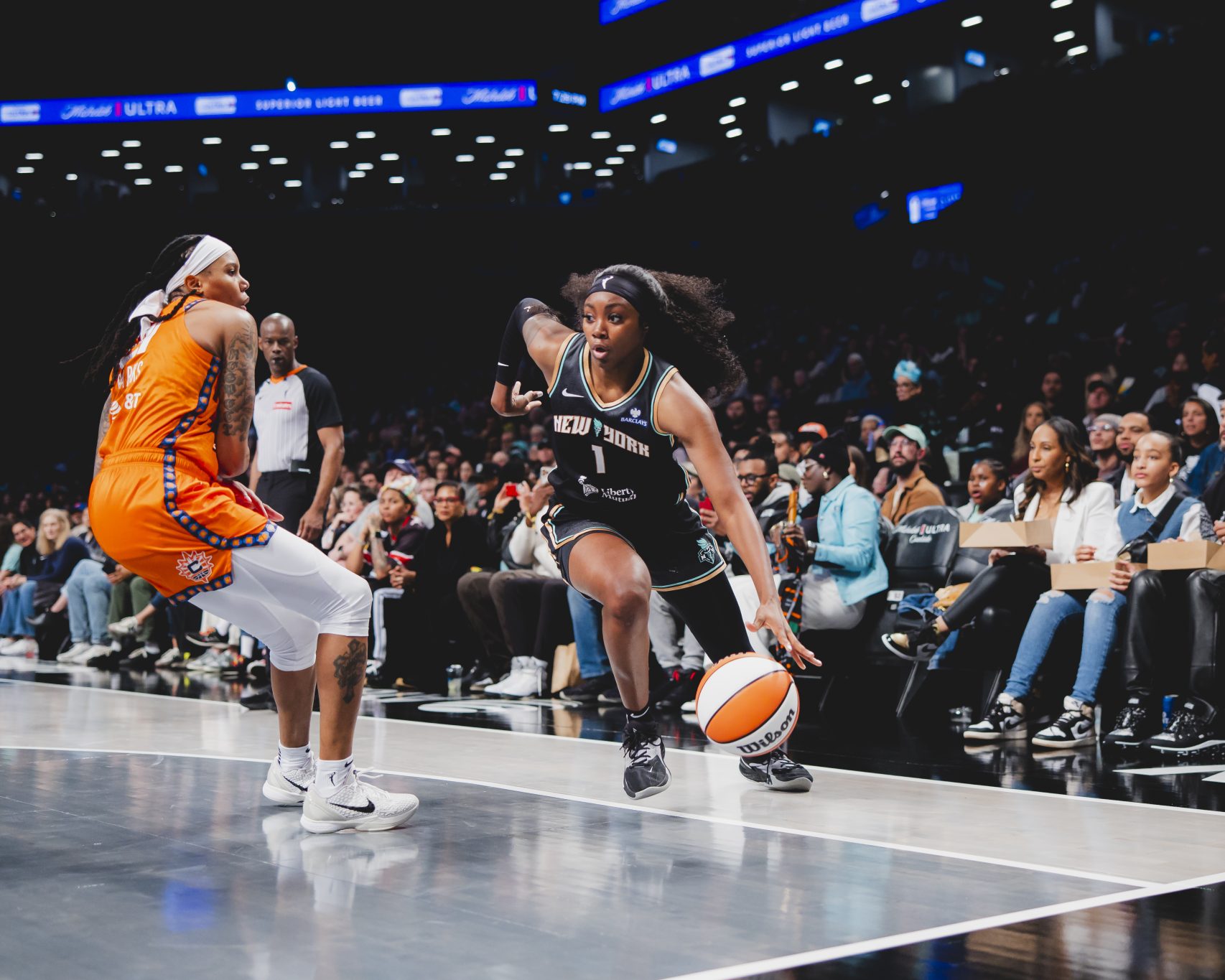 Marquesha Davis of the NY Liberty