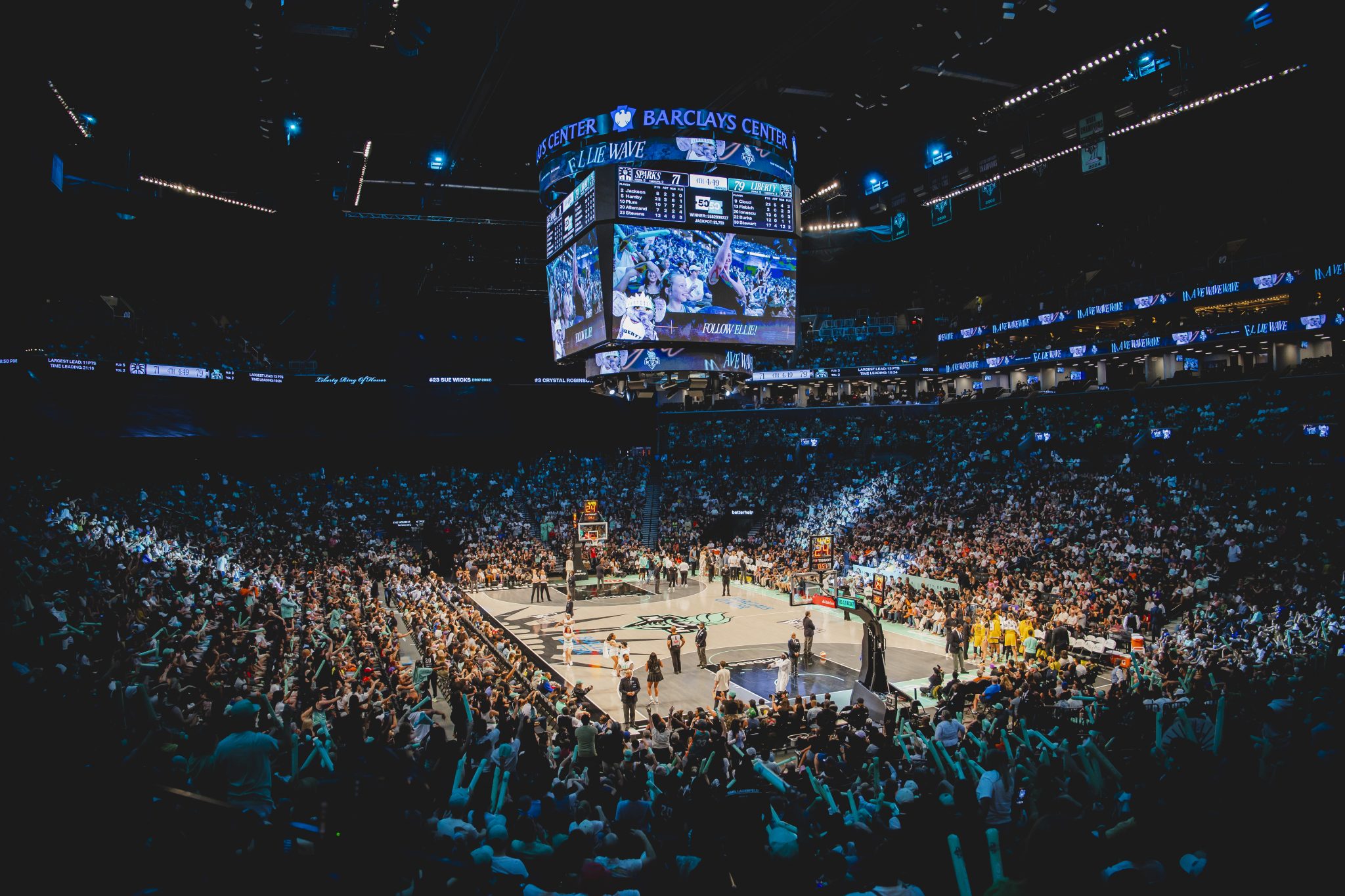 Barclays Center filled with NY Liberty fans